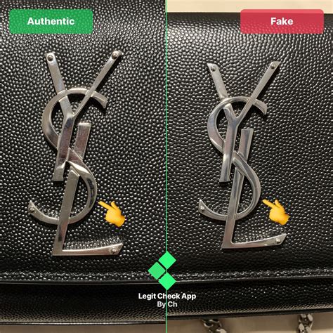 fake ysl bag vs real|how to authenticate YSL Bag.